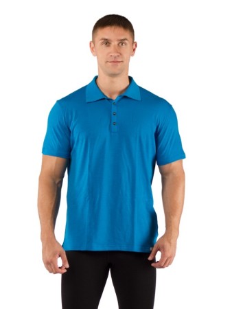 Уцененный товар Футболка мужская DINGO/ кор. рукав/ шерсть 160/ голубой/ XL, DINGO5151XL(Вскрытая, мятая упаковка)