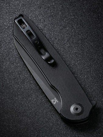 Уценённый товар Складной нож SENCUT Kyril 9Cr18MoV Steel Black Stonewashed Handle G10 Black (витрин.образец)