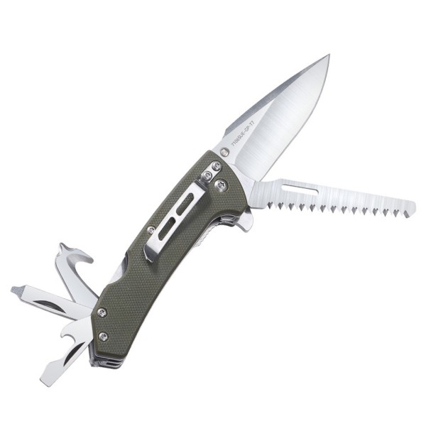Многофункциональный нож Sanrenmu 7106SUE-GP-T7 зеленый