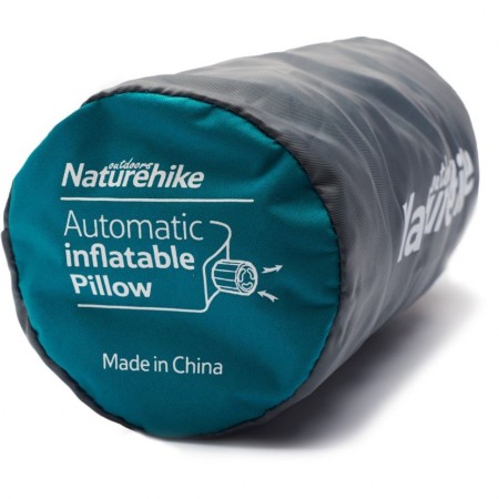Подушка Naturehike NH17A001-L автоматического надува голубая, 6927595746257
