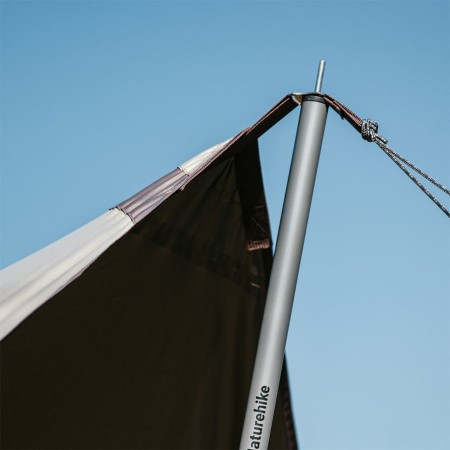 Тент Naturehike Yunxiao Canopy C2350WS010, 150D, 680*575 см для кемпинга, серый (с двумя стойками), 6976507661522