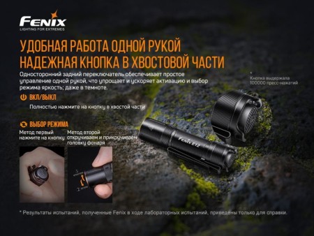 Уцененный товар Фонарь Fenix E12V20 (Вскрыт блистер)