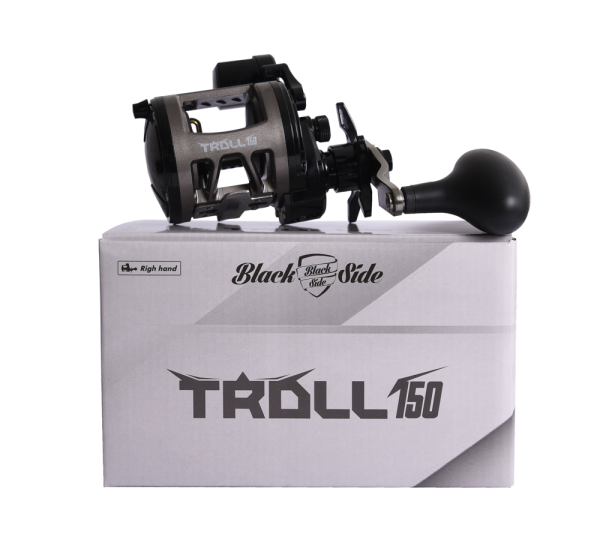 Катушка мультипликаторная Black Side TROLL 150L (лев. рука)