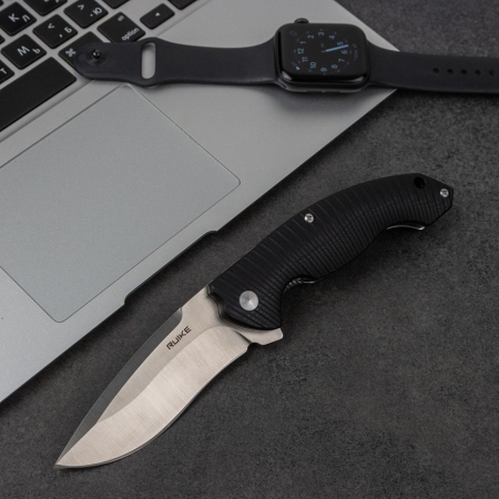 Нож складной Ruike Fang P852-B черный (Вскрытая, поврежден. упаковка)