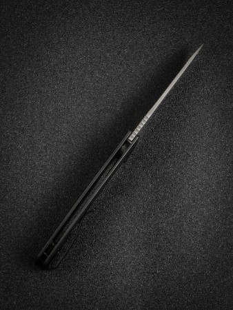 Складной нож SENCUT Tynan 10Cr15CoMoV Steel Gray Stonewashed Handle Stainless Black