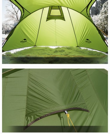 Палатка 2-местная Naturehike Opalus NH17L001-L, 20D, зеленый, 6976023924781