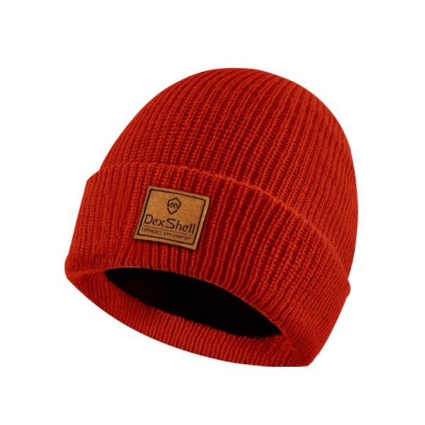 Водонепроницаемая шапка Dexshell Watch Beanie красный S/M (56-58 см)