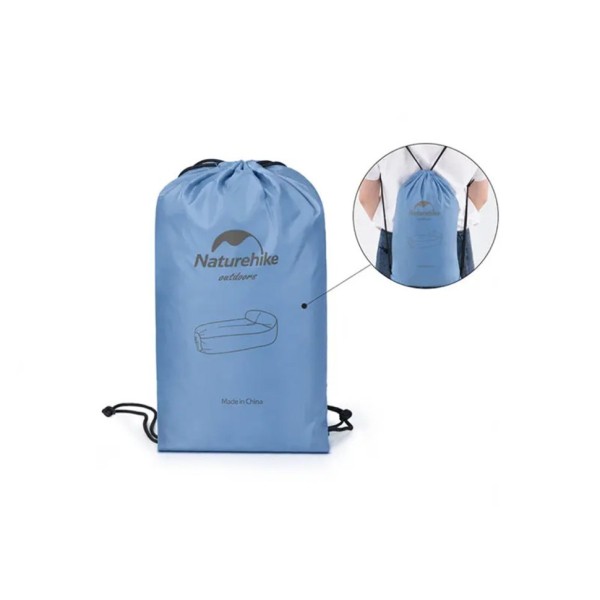 Диван Naturehike NH20FCD06 надувной с подушкой синий