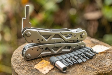 Мультитул Ganzo G112 (19 в 1) серебристый