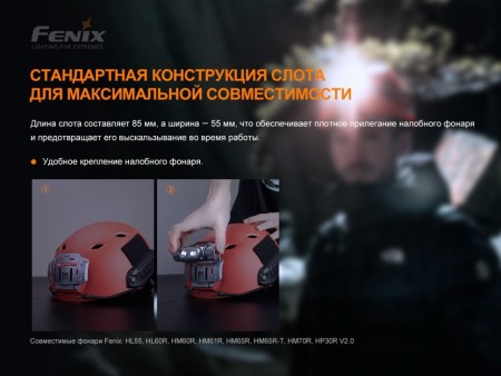 Крепление для каски/шлема Fenix ALG-04