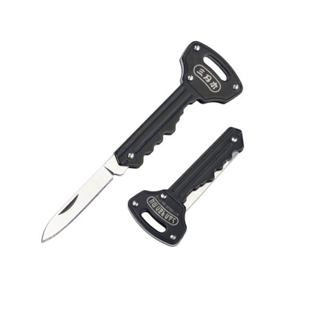 Нож-брелок складной Sanrenmu 4113SUX-SH черный