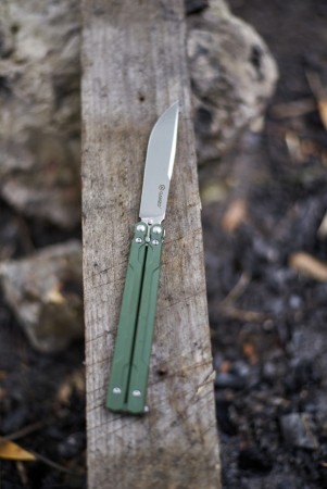 Нож-бабочка Ganzo G766-GR, зеленый