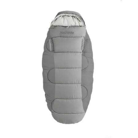 Мешок спальный Naturehike Oval PS300 NH20MSD03, серый, 6927595775875