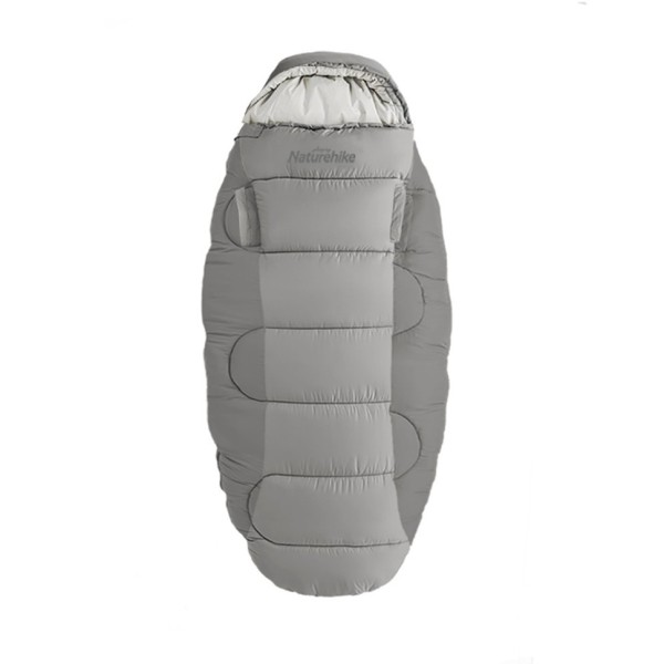 Мешок спальный Naturehike Oval PS300 NH20MSD03, серый, 6927595775875