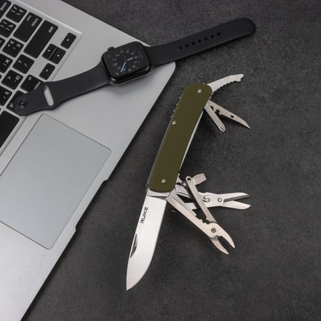 Многофункциональный нож Ruike L51-G зеленый (Вскрытая, поврежденная упаковк)