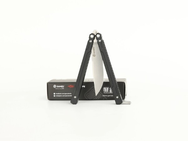 Нож-бабочка Ganzo G766-BK, черный