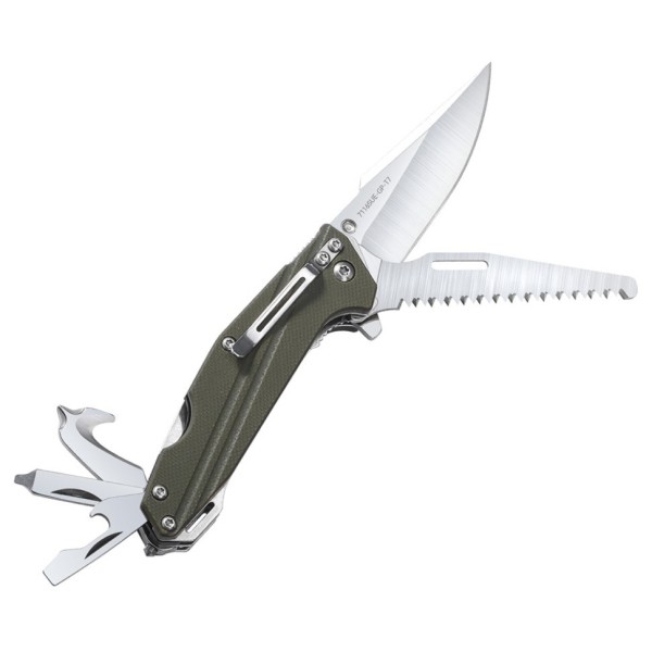 Многофункциональный нож Sanrenmu 7116SUE-GP-T7 зеленый