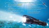 Уцененный товар Фонарь для дайвинга Ferei W151 CREE XM-L (холодный свет диода) (W151)(Сост. хорошее. В упаковке: фонарь, аккумулятор 2600mAh, темляк)