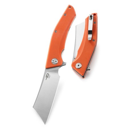 Нож Bestech Cubis сталь D2, рукоять G10 оранжевая