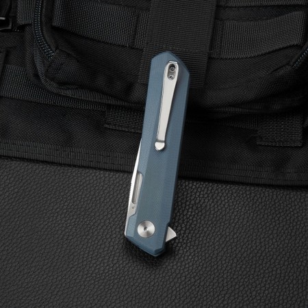 Нож Bestechman Dundee сталь D2, рукоять G10 серый