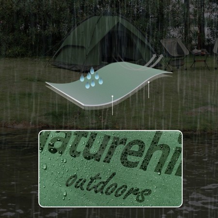 Палатка Naturehike автоматическая NH21ZP008, трехместная, зеленая, 6976023922336