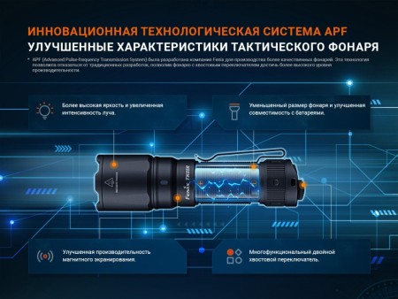 Фонарь Fenix тактический TK05R 1000 люмен (вскрытая, надорванная упаковка)
