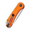 Складной нож CIVIVI Elementum D2 Steel Satin Finished Handle G10 Orange
