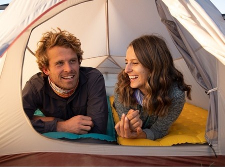 Коврик надувной Naturehike NH20FCD02, голубой, 6927595746509