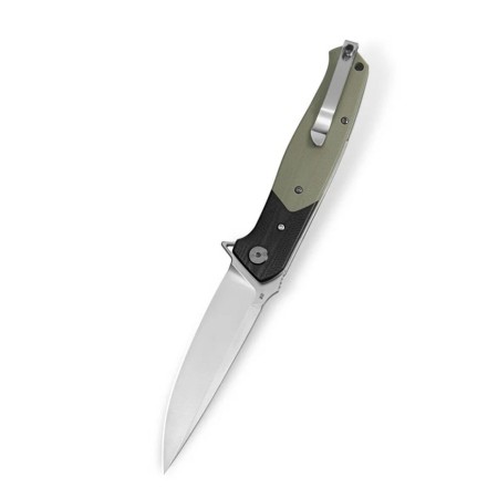 Уцененный товар Нож Bestech Swordfish сталь D2, рукоять G10 черно-бежевая(Вскрытая-повреждённая упаковка)