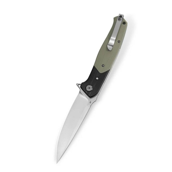 Уцененный товар Нож Bestech Swordfish сталь D2, рукоять G10 черно-бежевая(Вскрытая-повреждённая упаковка)