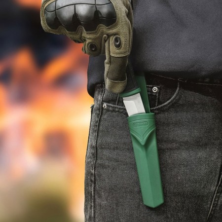 Нож Ganzo G806-GB черный/зеленый (Поврежденная упаковка.)