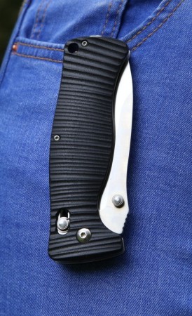 Нож складной Ganzo G720-B черный (Поврежденная упаковка)