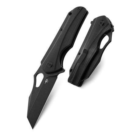 Уцененный товар Нож Bestech Operator сталь D2, рукоять G10 черная(Повреждённая упаковка)