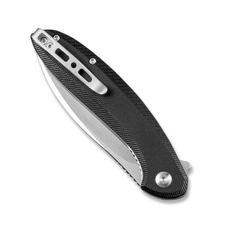 Складной нож SENCUT San Angelo 9Cr18MoV Steel Satin Finished Handle G10 Black