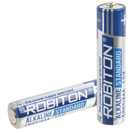 Элемент питания ROBITON STANDARD LR03 BULK20, в упак 20 шт, 13982 цена за 1 шт