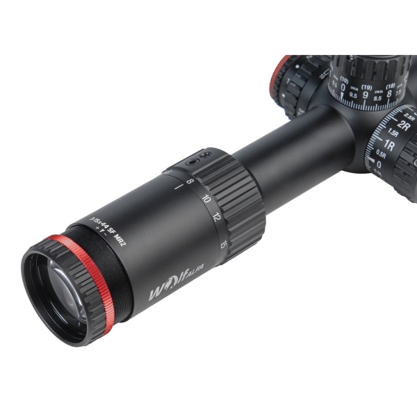 Прицел оптический Veber Wolf Alfa 3-15x44 SF MR2