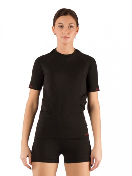 Футболка женская Alba/ кор. рукав/ синтетика/ черный