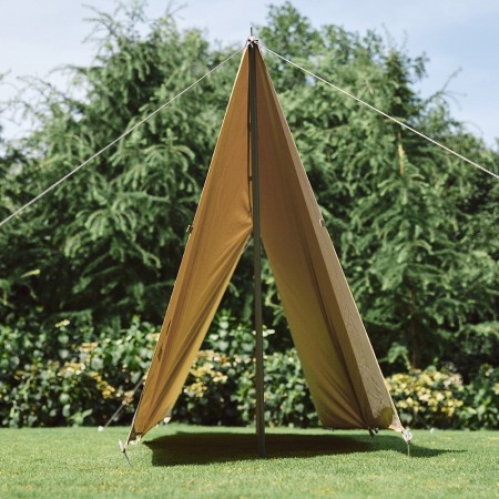 Тент Naturehike Cloud CNK2450WS025 150D, 400×292 см для кемпинга, светло-коричневый (без стоек)