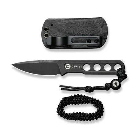 Нож CIVIVI Fixed Blade Circulus сталь 10Cr15CoMoV, рукоять из нержавеющей стали с каменной (Вскрытая, поврежден. упаковка)