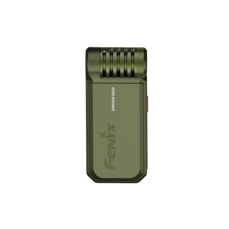 Фонарь Fenix многофункциональный SW05R-RED с красной подсветкой, зеленый