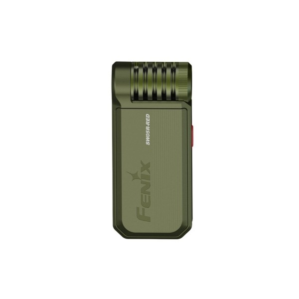 Фонарь Fenix многофункциональный SW05R-RED с красной подсветкой, зеленый