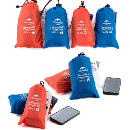 Чехол на рюкзак Naturehike NH15Y001-Z водонепроницаемый оранжевый 50-75 L, 6927595707647