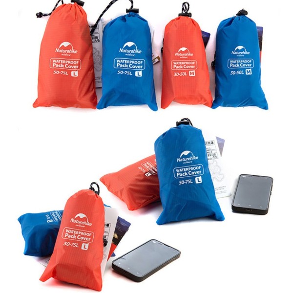 Чехол на рюкзак Naturehike NH15Y001-Z водонепроницаемый синий 50-75 L, 6927595707654