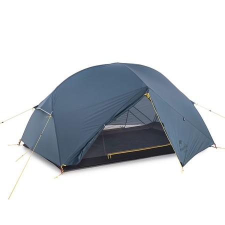Палатка Naturehike Mongar NH19M002-J 210T двухместная сверхлегкая, синяя Phantom Blue, 6975641882596