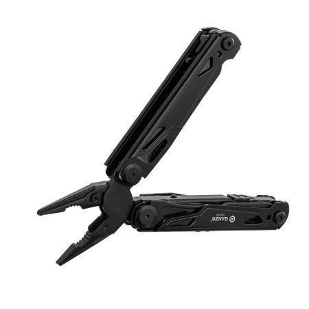 Мультитул Ganzo G303-B (24 в 1) черный с полноразмерными ножницами (Вскрытая, поврежденная упаковка.)