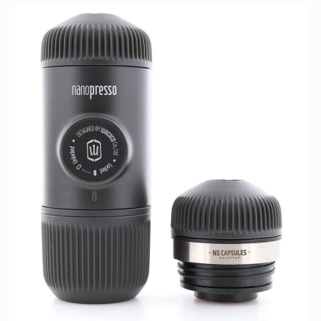 Уцененный товар Ручная портативная кофемашина WACACO Nanopresso NS Адаптер серый(Поврежденная упаковка)