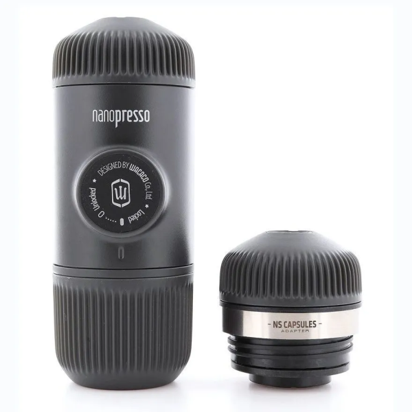 Уцененный товар Ручная портативная кофемашина WACACO Nanopresso NS Адаптер серый(Поврежденная упаковка)