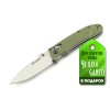 Уцененный товар Нож Ganzo G704 зеленый, G704-GR(Витрин. образец. Поврежд. упаковка)