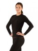 Футболка женская Atala/ дл. рукав/ синтетика/ черный