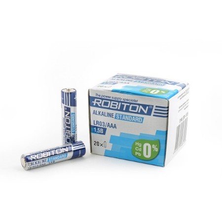 Уцененный товар Элемент питания ROBITON STANDARD LR03 BULK20, в упак 20 шт, 13982 цена за 1 шт(В зип пакете)